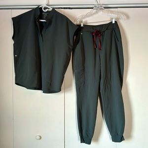 Figs bonsai scrub set top bottom M Medium jogger Rafael technical Women